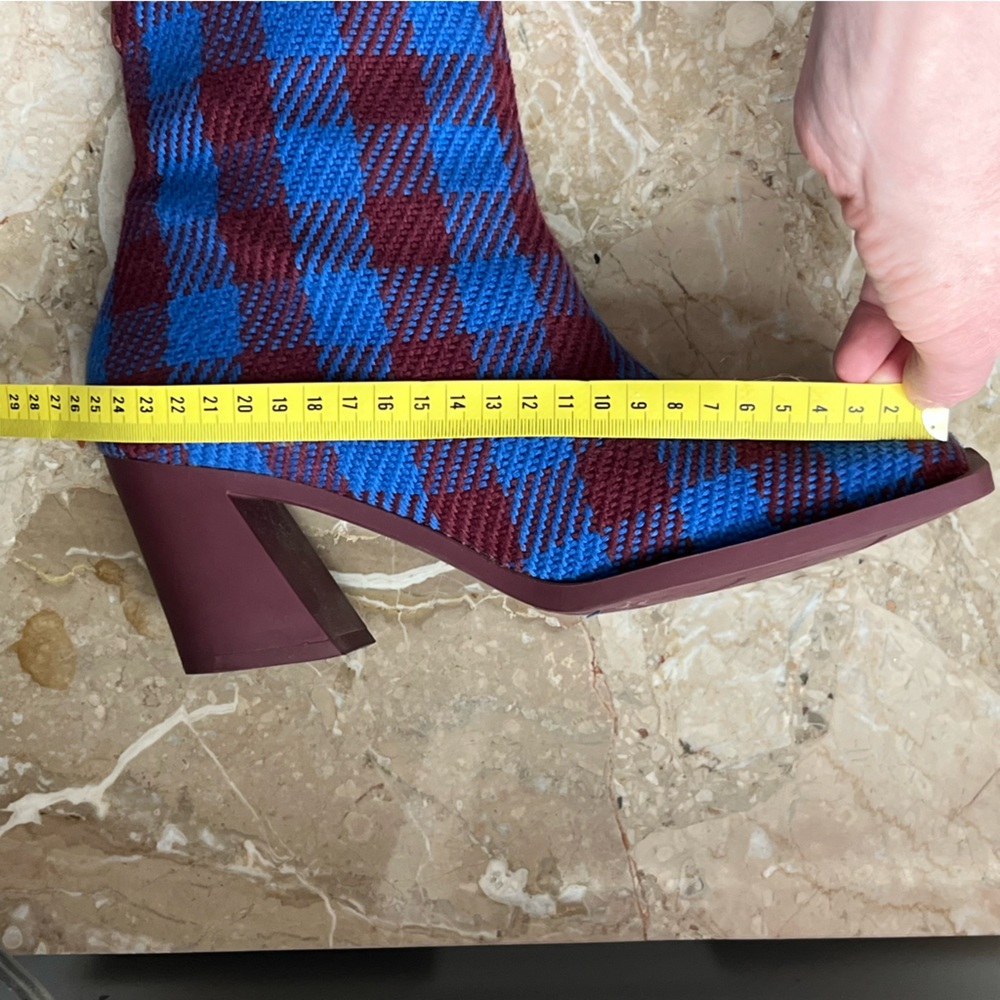 Camper Karol Bootie Bright Blue Houndsooth - Picture 14 of 16